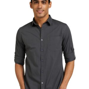 Symbol Men's Cotton Shirt | Casual | Plain | Full Sleeve